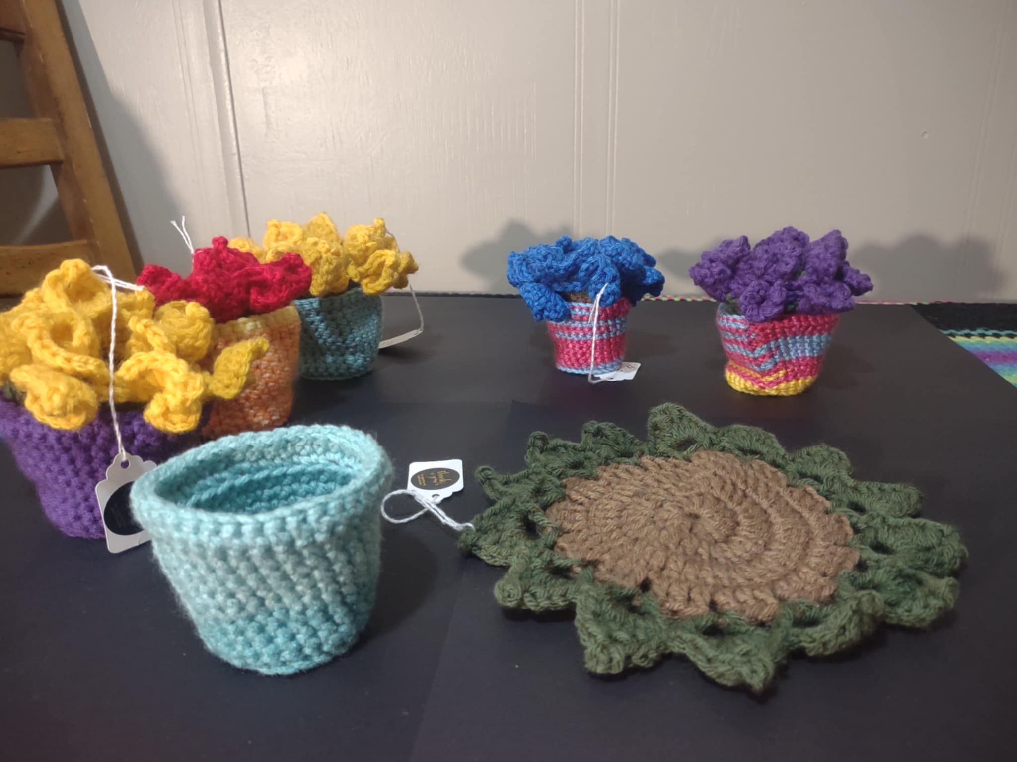 Flower coasters