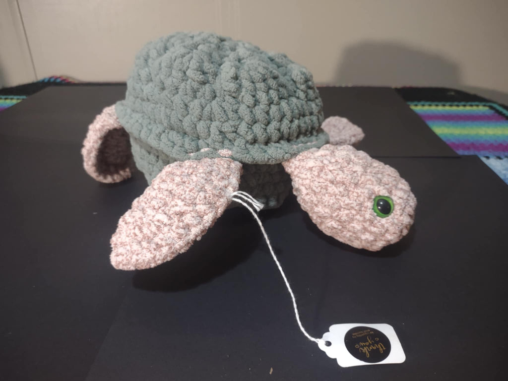 Large turtle plushie