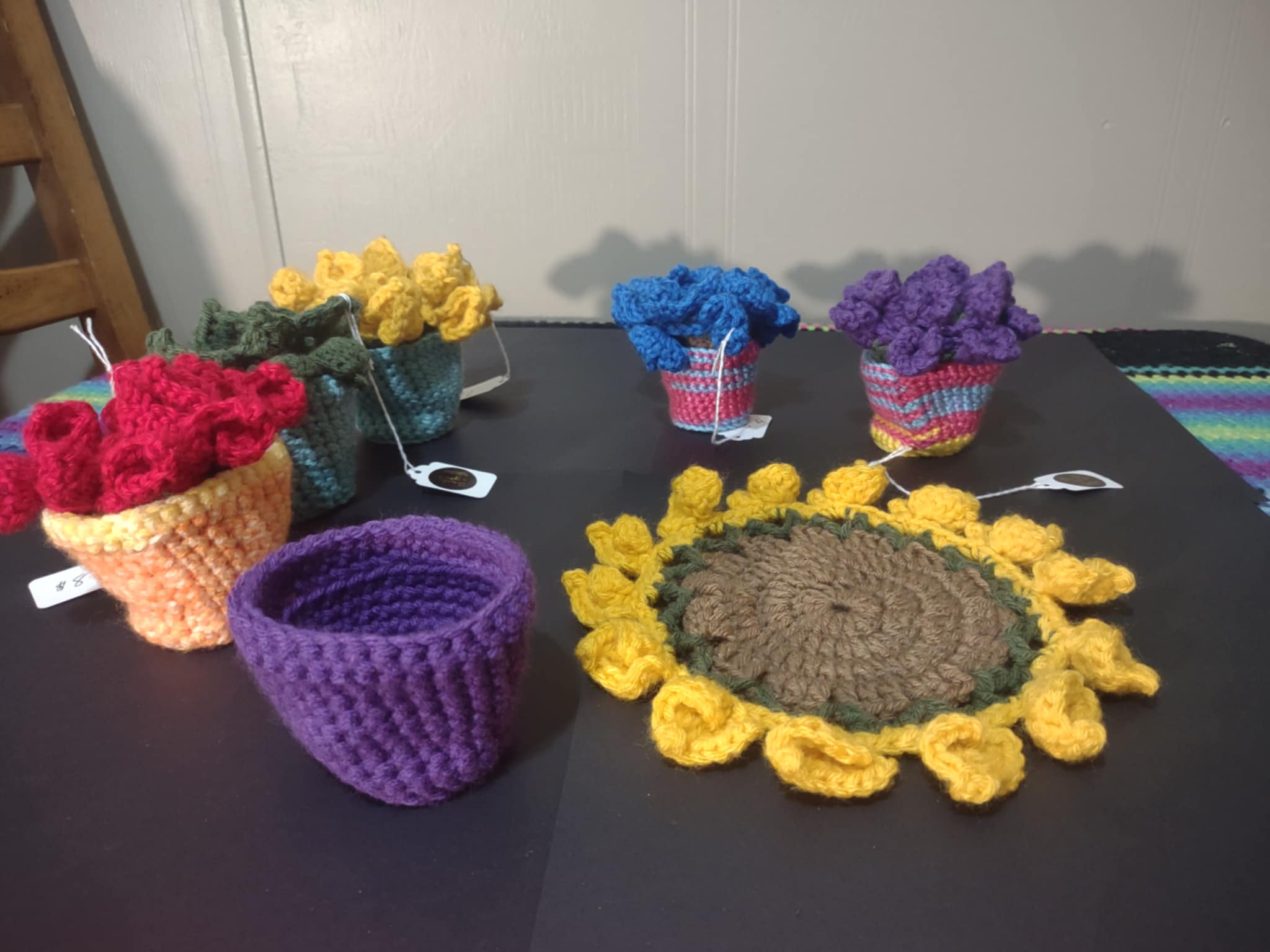 Flower coasters